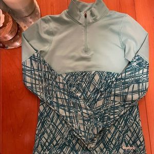 Reebok Girls Teal XS Rashguard